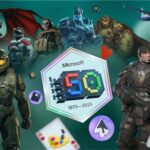 Microsoft’s 50th Anniversary: New Xbox Backgrounds and Themes Microsoft 50th Anniversary Hero Image