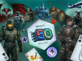 Microsoft’s 50th Anniversary: New Xbox Backgrounds and Themes Microsoft 50th Anniversary Hero Image
