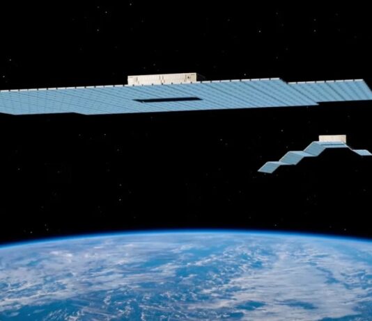 FCC Approves AST SpaceMobile Constellation Amid Launch Delays Illustration of an AST SpaceMobile BlueBird cell service satellite. Credit: AST SpaceMobile