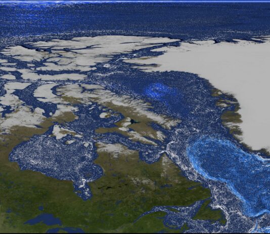 NASA Supercomputers Explore Greenland’s Active Glacier Environment Ocean currents swirl around North America