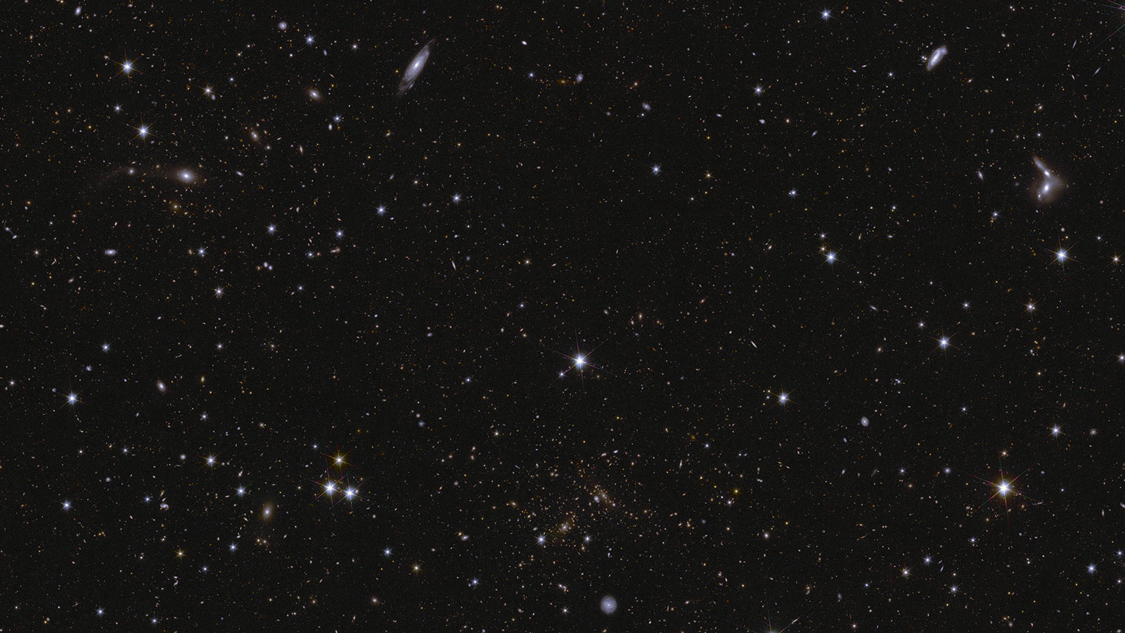 1 main deep field 70x zoom 1600.jpg ESA Previews Euclid Mission’s Deep View of ‘Dark Universe’ - NASA