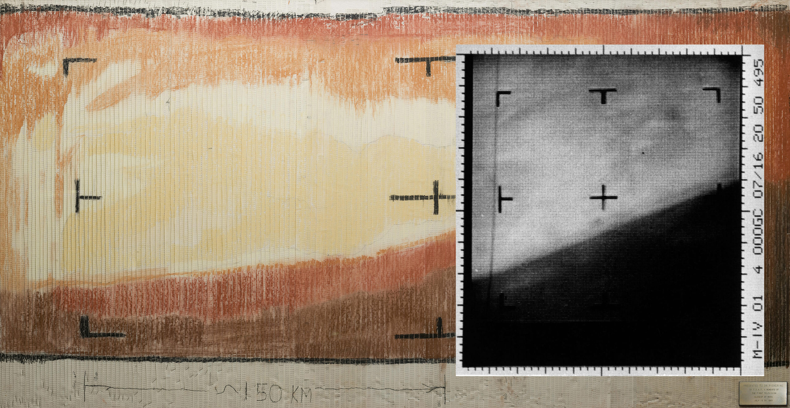 1 mariner 4 pia14032.jpg NASA’s Mariner 4 captured the first-ever close-up image of Mars on July 14, 1965 with inset