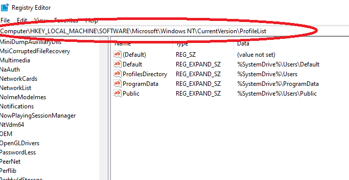 Change Name of User Profile Folder windows 11