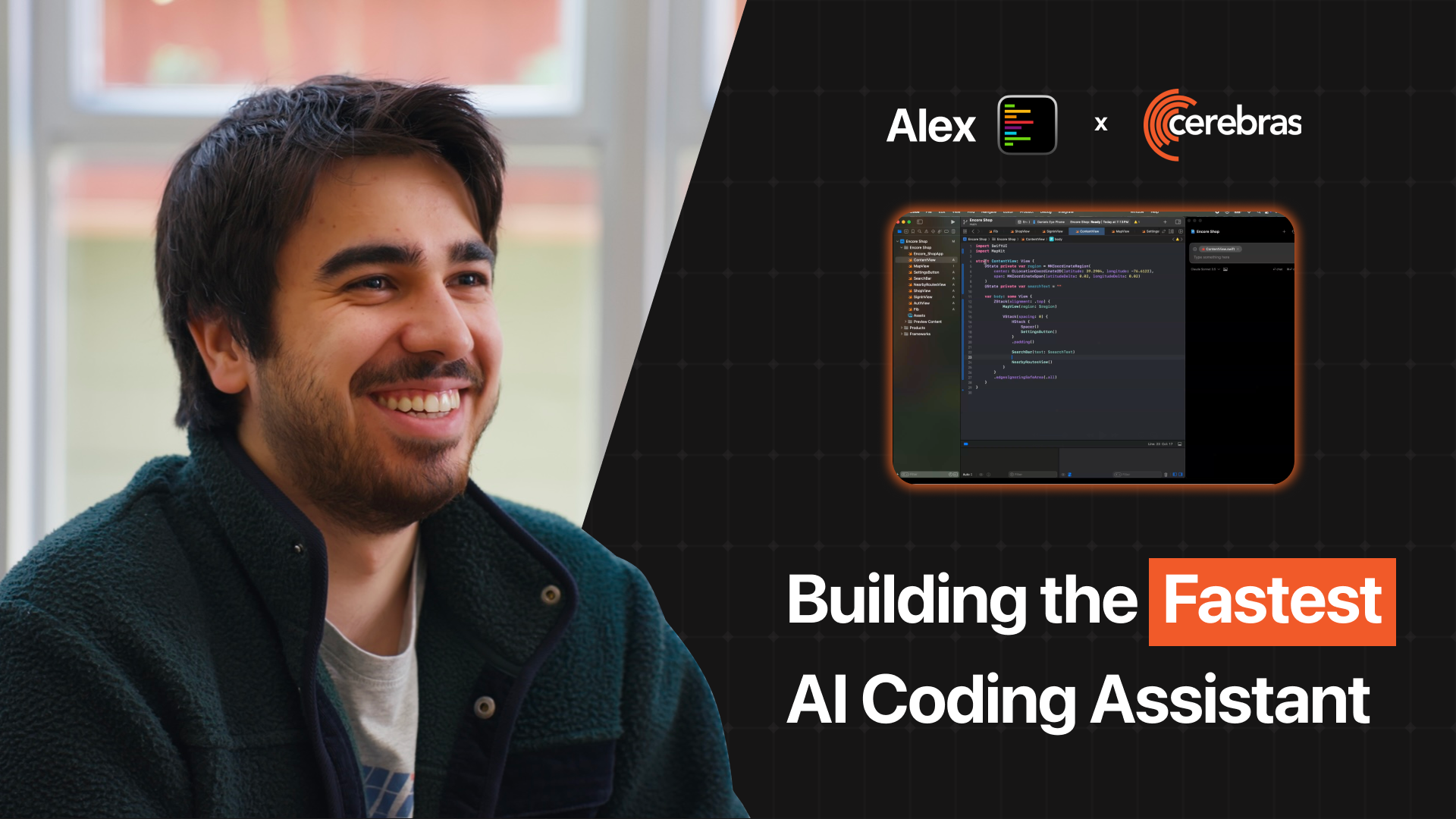 Alex - iOS Development with AI and Cerebras Inference - Cerebras