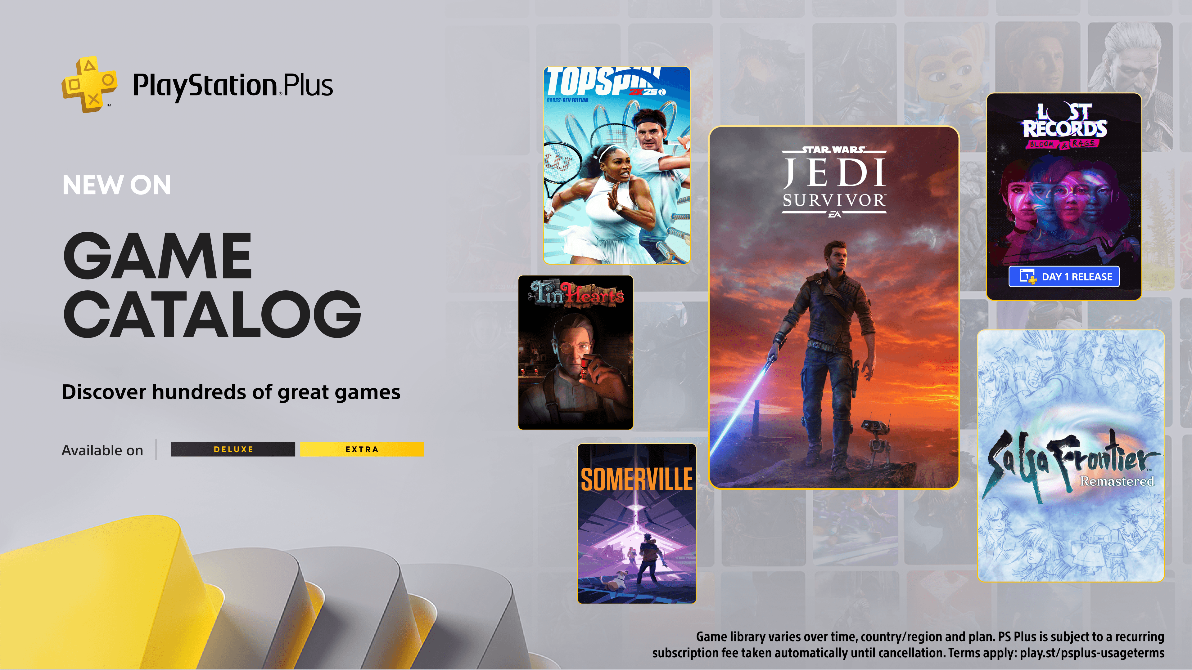 140c93f71d6b297f4e42f2a132aa8ff1d1c07c9a.png PlayStation Plus Game Catalog for February: Star Wars Jedi: Survivor, TopSpin 2K25, Lost Records: Bloom & Rage – Tape 1 and more