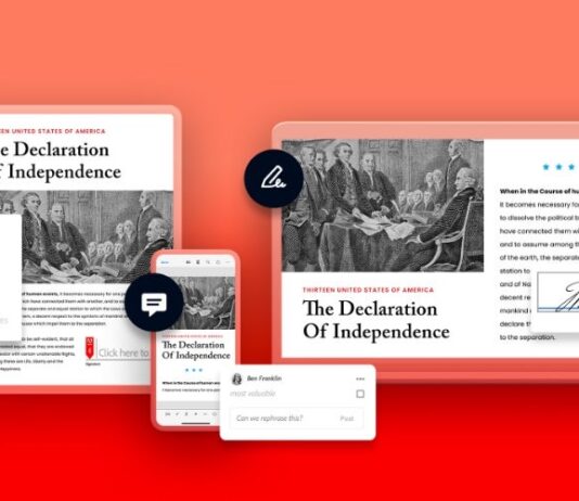 Historic Documents Reborn: Recreating the Declaration of Independence in PDF Great Moments in Document History: Reimagining the Declaration of Independence as a PDF | Adobe Blog