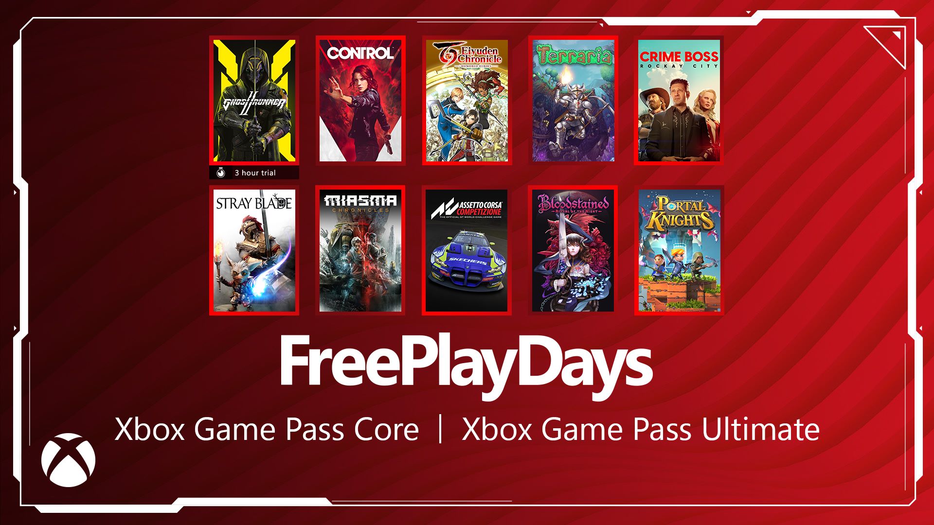 Free Play Days – 505 Games Takeover Featuring 10 Games - Xbox Wire