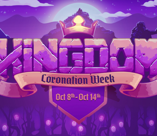 Kingdom Two Crowns: Call of Olympus Released for Coronation Week K2Crowns titled key art