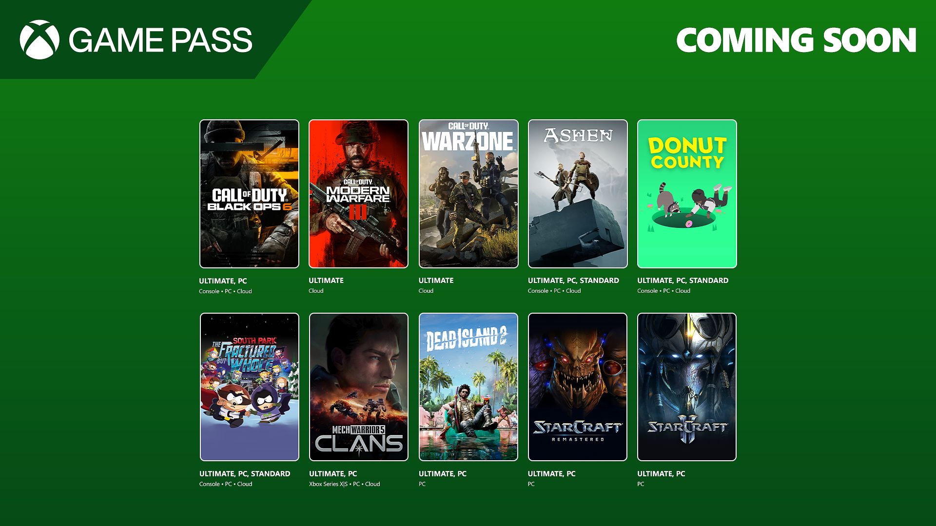 1728999485.png Coming to Game Pass: Call of Duty: Black Ops 6, StarCraft & StarCraft II, and More - Xbox Wire