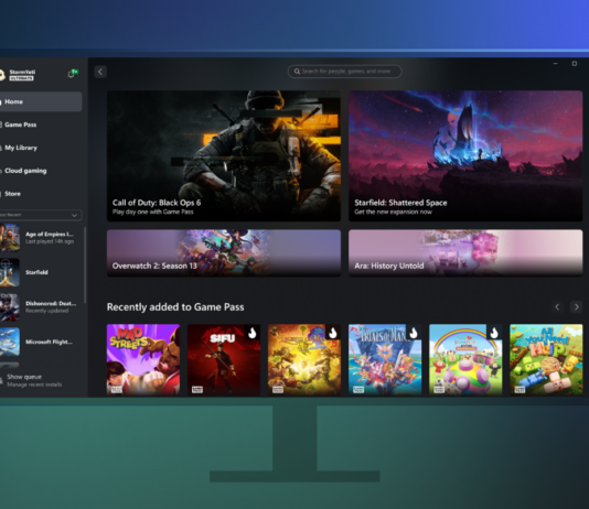 Xbox Insiders Get New Windows Xbox App Experience A screenshot of a desktop computer displaying the new Home interface.