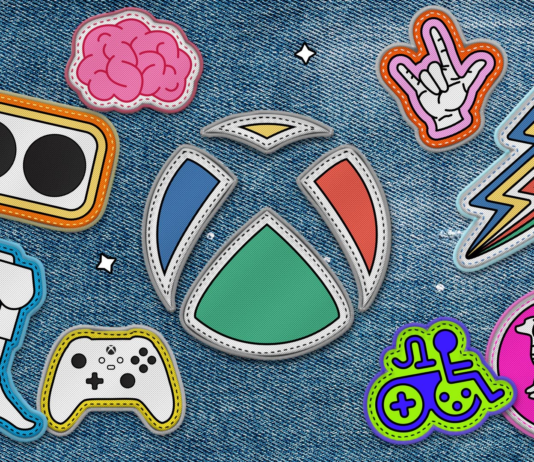 Xbox Honors International Day of Persons with Disabilities The Xbox logo as a patch sewn onto a denim jacket. The Xbox logo is surrounded by other patch versions of accessibility logos including the Xbox Adaptive Controller, the Game Accessibility Joyrider, the disability pride logo, and more.