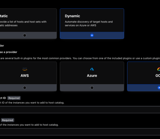 Boundary 0.19 now supports dynamic host discovery on Google Cloud Choosing