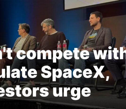 Investors advise against rivaling or imitating SpaceX Don’t compete with or emulate SpaceX, investors urge
