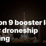 Falcon 9 booster missing post-landing on droneship Falcon 9 booster lost after droneship landing