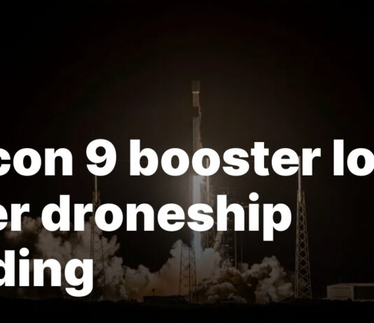Falcon 9 booster missing post-landing on droneship Falcon 9 booster lost after droneship landing