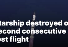 Starship fails again, destroyed during second test flight. Starship destroyed on second consecutive test flight