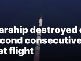 Starship fails again, destroyed during second test flight. Starship destroyed on second consecutive test flight