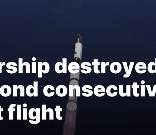Starship fails again, destroyed during second test flight. Starship destroyed on second consecutive test flight