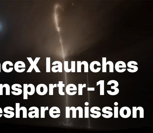Transporter-13 rideshare mission successfully launched by SpaceX SpaceX launches Transporter-13 rideshare mission
