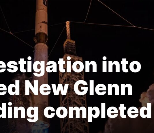 New Glenn landing failure probe concludes Investigation into failed New Glenn landing completed