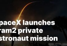Fram2 private astronaut mission launched by SpaceX SpaceX launches Fram2 private astronaut mission