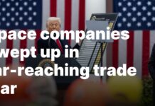 Space firms entangled in expansive international trade conflict Space companies swept up in far-reaching trade war