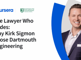 Why Kirk Sigmon Chose Dartmouth Engineering: A Coder’s Journey The Lawyer Who Codes: Why Kirk Sigmon chose Dartmouth Engineering - Coursera Blog