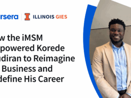 iMSM Inspires Korede Oludiran to Transform Business and Career How the iMSM Empowered Korede Oludiran to Reimagine His Business and Redefine His Career - Coursera Blog