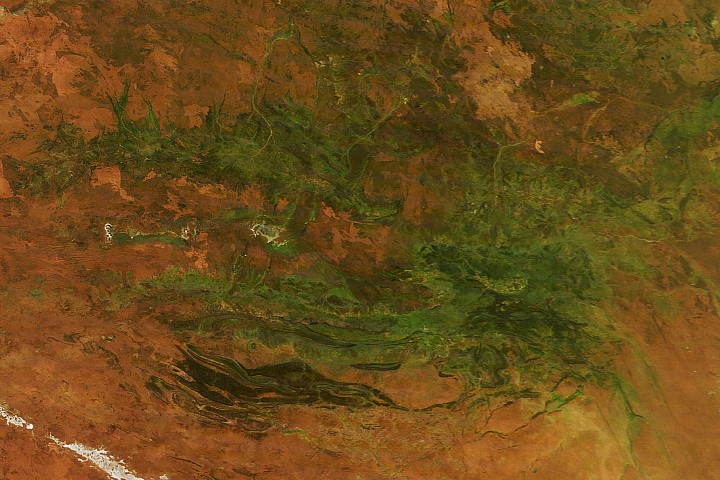 Australia’s “Red Centre” Turns Green - NASA Science