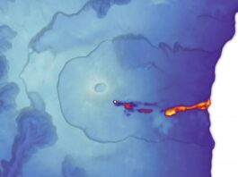 NASA Observes Réunion Island Lava Flow Reaching Ocean Shores Réunion Island Lava Reaches the Sea - NASA Science