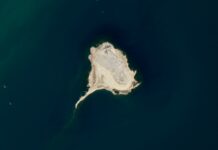 NASA Explores Unique Mud Volcano Islands in Azerbaijan A School of Mud Volcano Islands in Azerbaijan - NASA Science