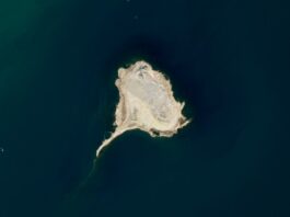 NASA Explores Unique Mud Volcano Islands in Azerbaijan A School of Mud Volcano Islands in Azerbaijan - NASA Science