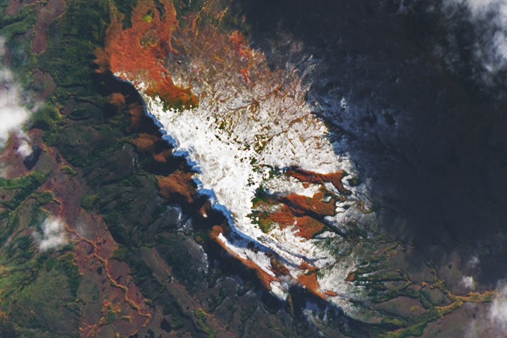 Fiery Fall Color in Southern Chile - NASA Science