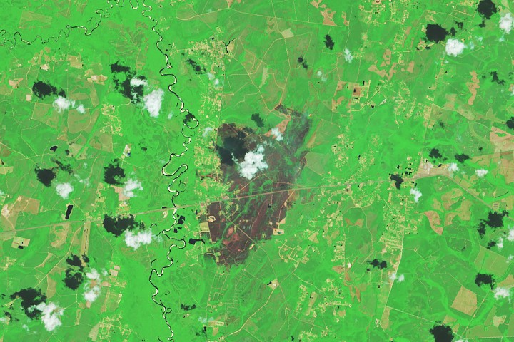 Fires Rage in Georgia - NASA Science