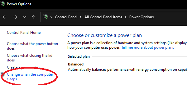 Windows 11 after long sleep