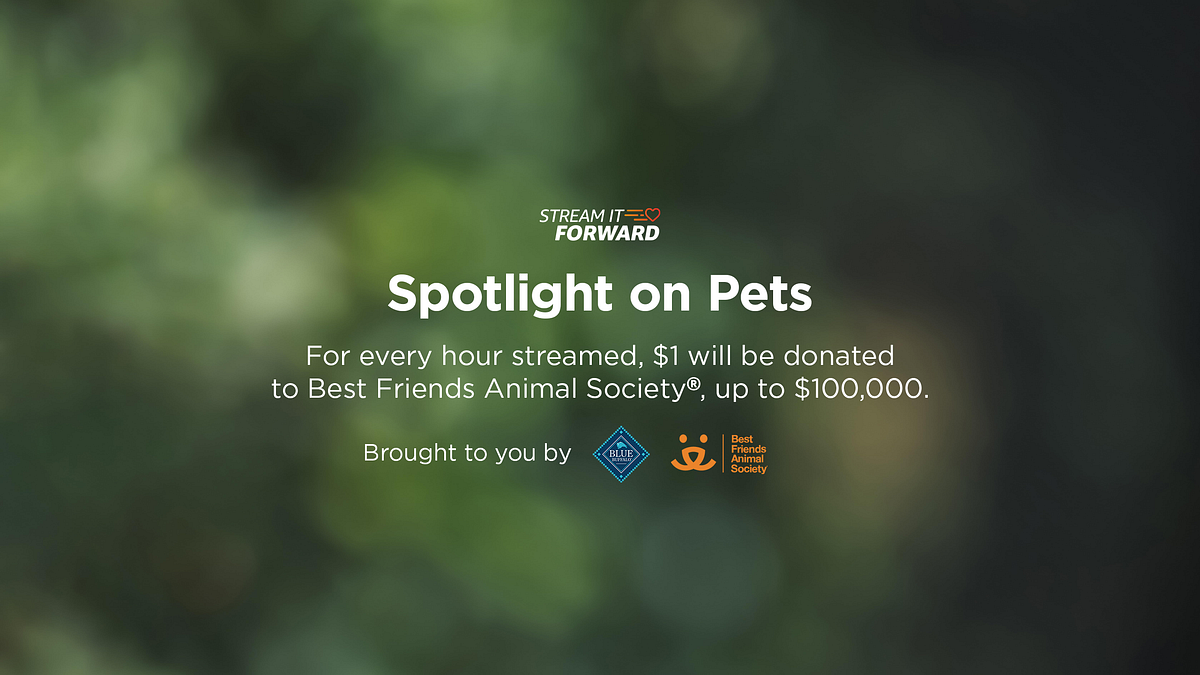 Stream to Support Homeless Pets This May with Fire TV, Blue Buffalo, and Best Friends Animal…