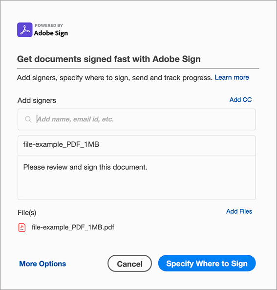 How To Get PDFs Signed By Others Using Adobe Sign