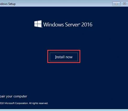 How To Install Windows Server 2016 ?