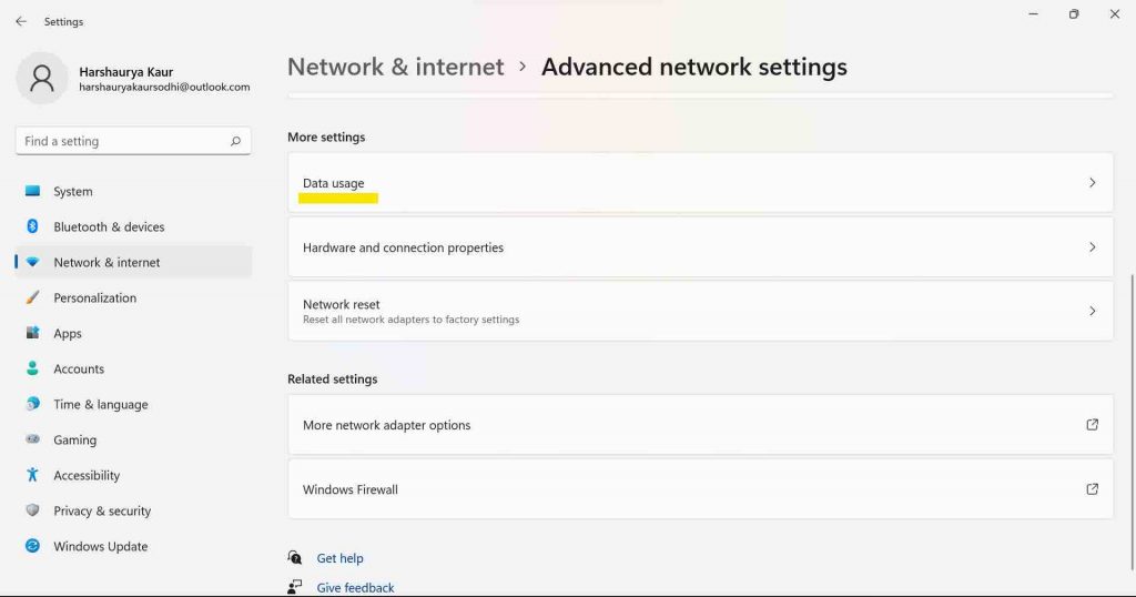 Track Internet Usage on Windows 11
