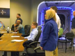 NASA Update: October 2024 Lagniappe Edition The NASA Stennis Autonomous Systems Laboratory team and John Bailey, then acting center director of NASA Stennis, are shown at NASA’s Stennis Space Center watching the launch of the Sidus Space LizzieSat-1 (LS-1) small satellite into space