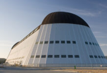Revitalizing Hangar One: NASA’s Restoration Efforts. Hangar One at Moffett Federal Airfield, Moffett Field, California, in 2006.