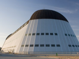 Revitalizing Hangar One: NASA’s Restoration Efforts. Hangar One at Moffett Federal Airfield, Moffett Field, California, in 2006.