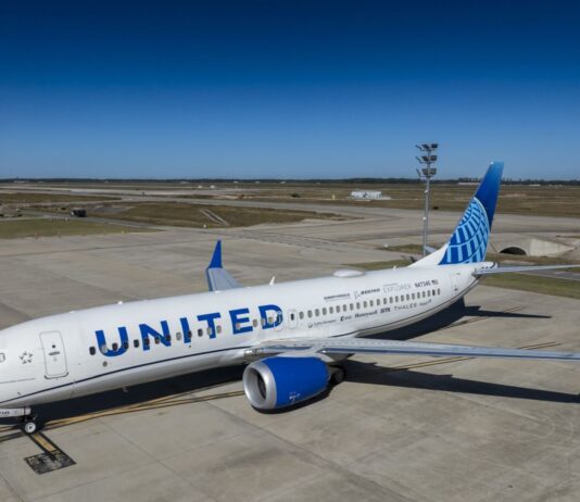 Boeing, NASA Partner to Enhance Efficiency of Worldwide Flights NASA works with Boeing and the ecodemonstrator plane is parked on the tarmac.