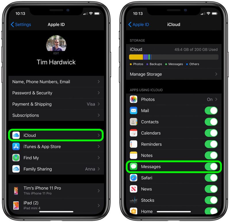 Messages app