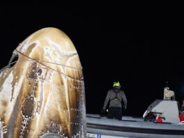 Crew-8 makes unique Earth return in under 10 words Crew-8 returns to Earth