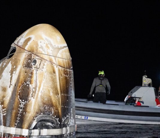 Crew-8 makes unique Earth return in under 10 words Crew-8 returns to Earth