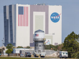 NASA’s Artemis II Upper Stage Arrives at Kennedy Space Center Artemis II Upper Stage Delivered to Kennedy - NASA