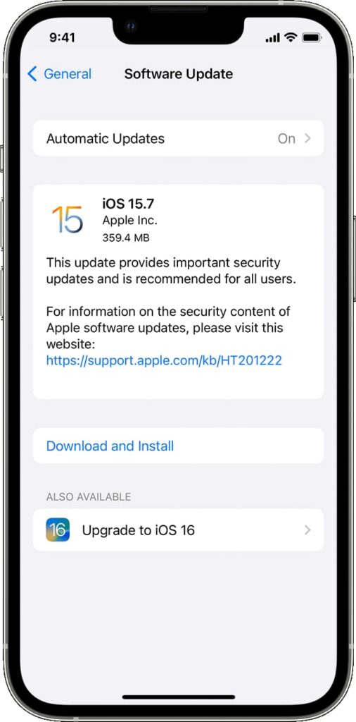 5G not working on iPhone 14
