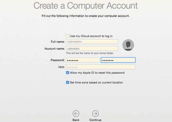 Admin account In MacOS Monterey