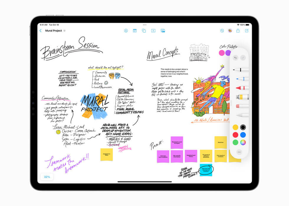 Apple Launches Freeform: An app for Brainstorming and Collaboration
